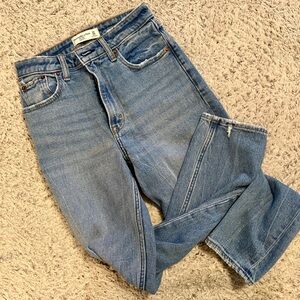Abercrombie & Fitch High Rise Light Blue Jeans